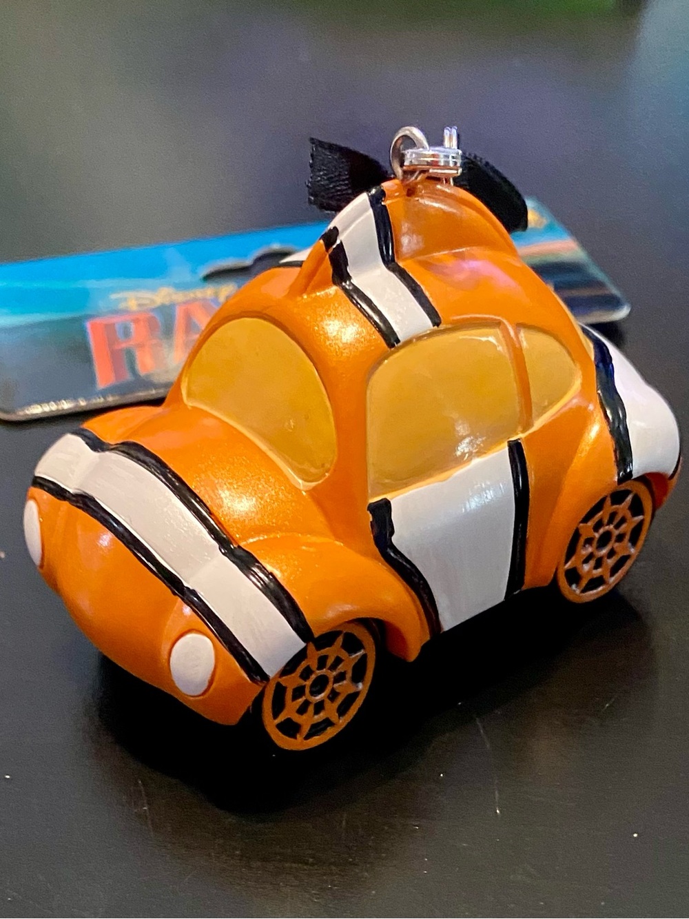 DISNEY Parks RACERS - Finding Nemo - Race Car Christmas Holiday Ornament - NEW